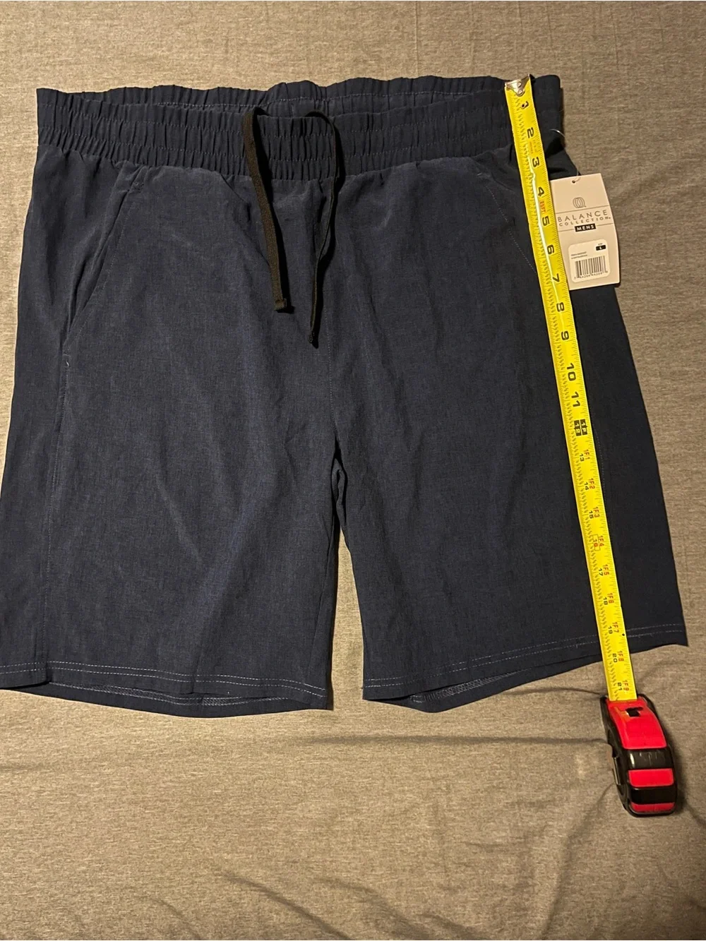 Balance Collection Men’s Navy Athletic Drawstring Shorts